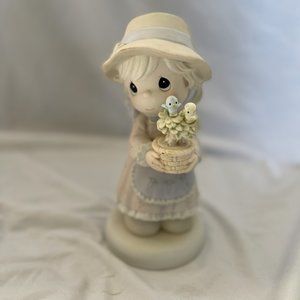 Lot of Precious Moment Figurines, Limited Edition Easter Seals "Love Grows Here"